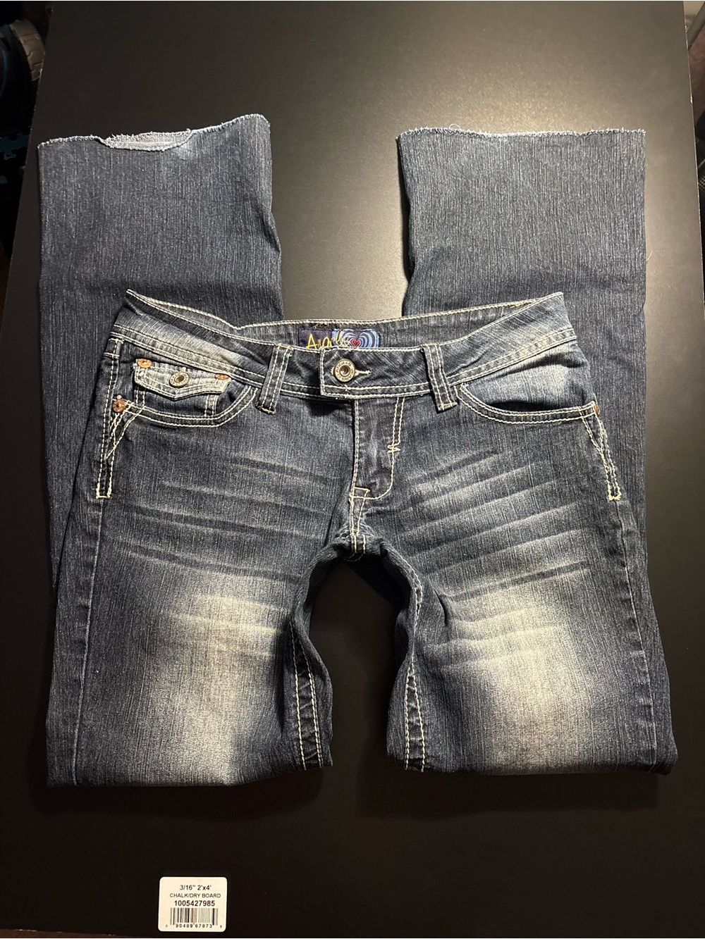 2000s y2k low rise slim boot Angels Jeans Tagged size 5